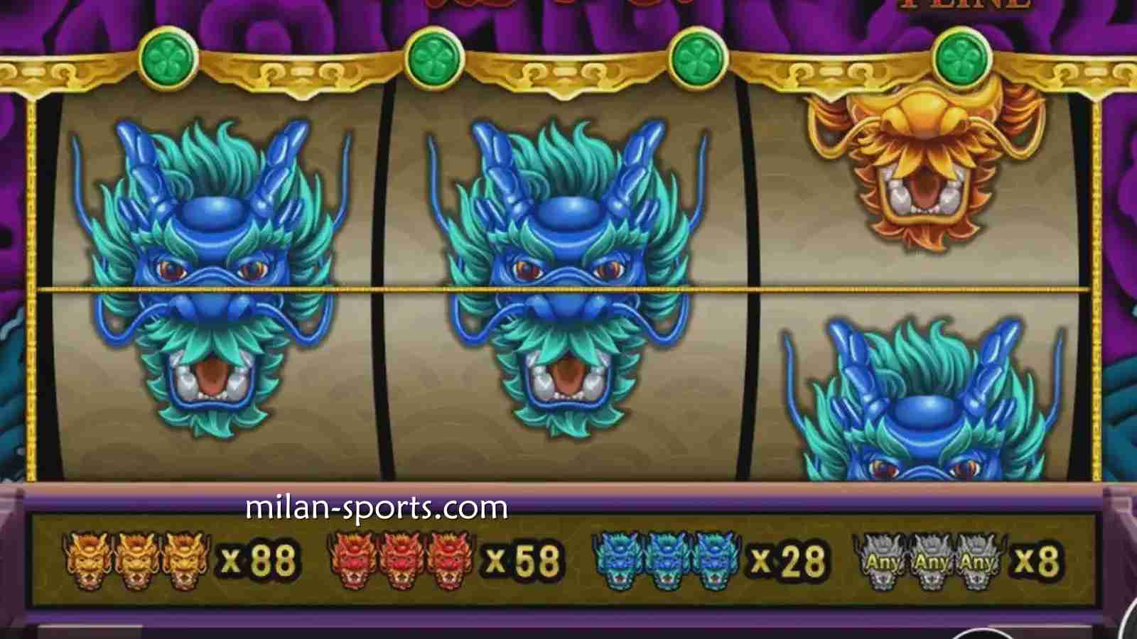 《龙行天下》游戏投注界面|米兰体育